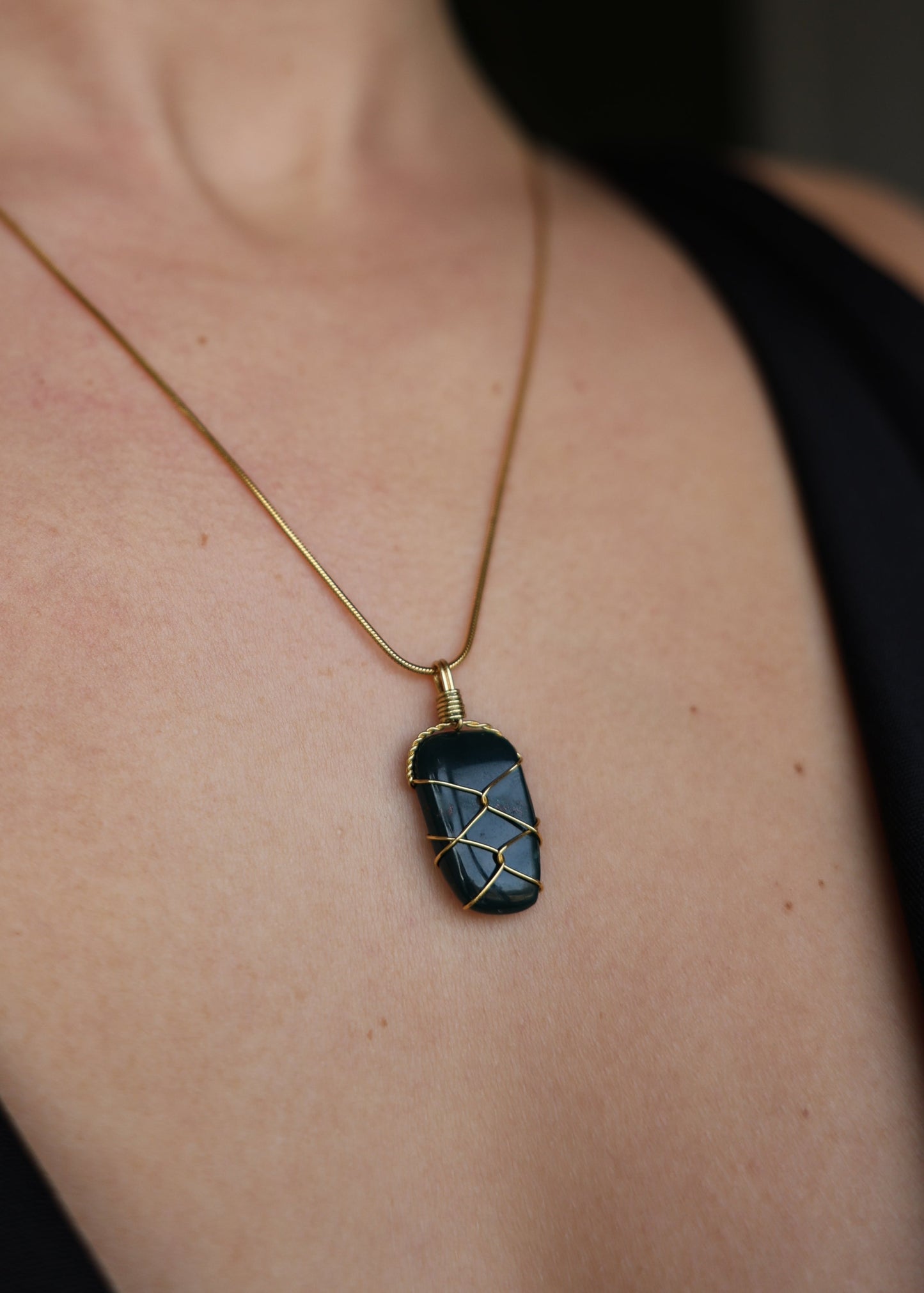 Heliotroop ketting