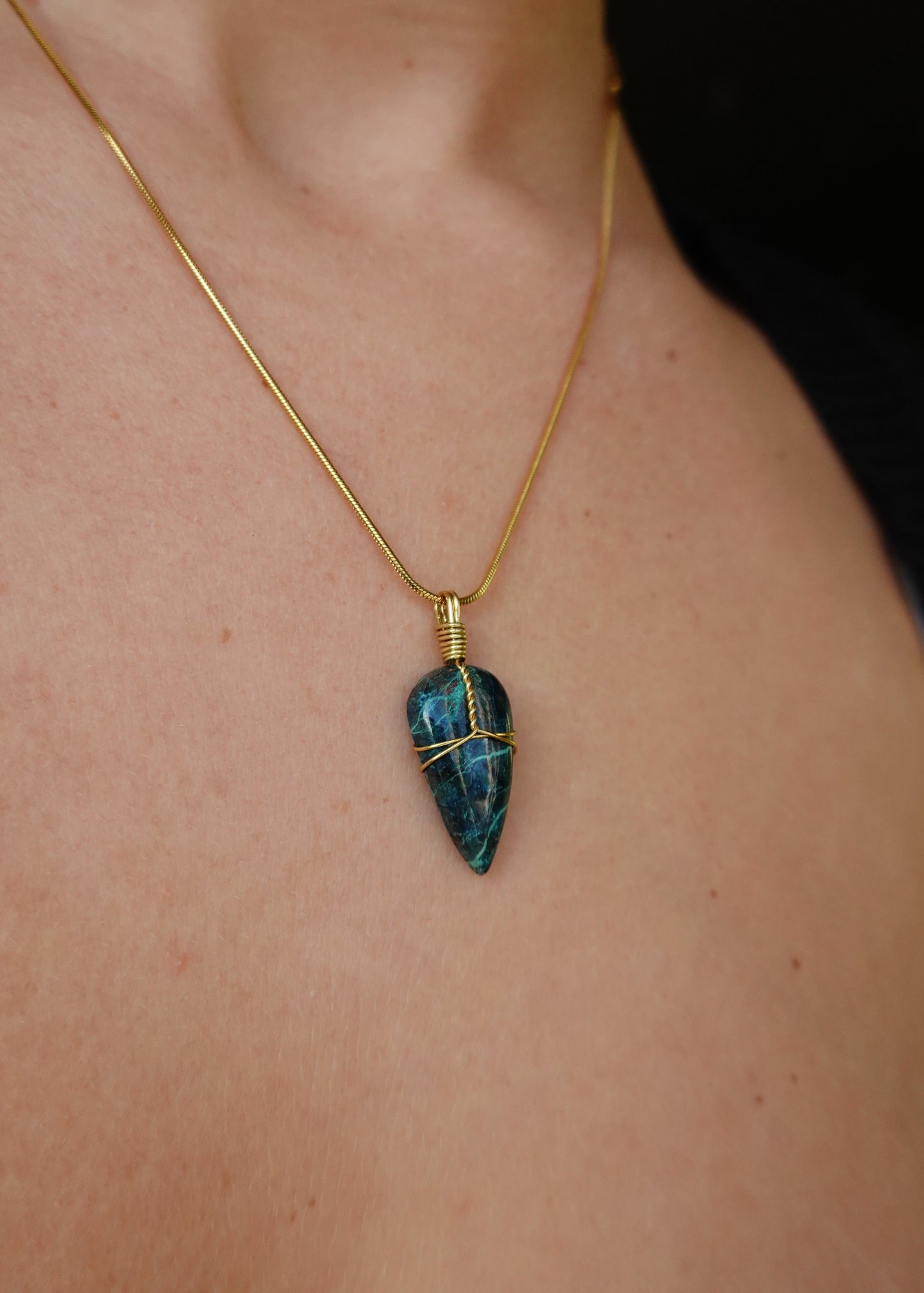 Poision bottle | Chrysocolla