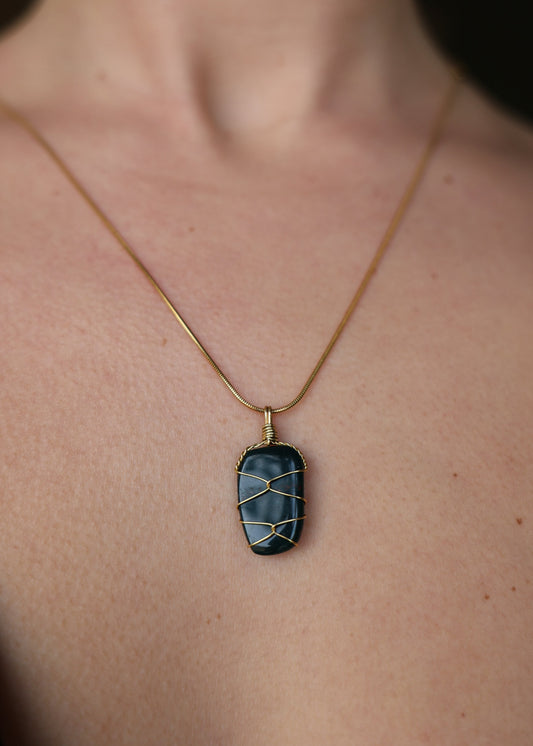 Heliotroop ketting